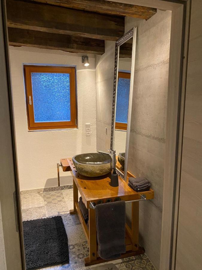 Schoene Ferienwohnung Gewoelbekeller Fachwerkhaus Bacharach Buitenkant foto